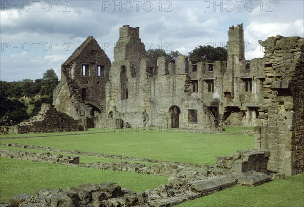 Easby Abbey, Yorkshire, founded 1152. Artist: Unknown