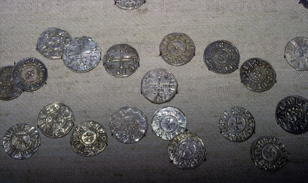 Coins from the Cuerdale Hoard. Artist: Unknown