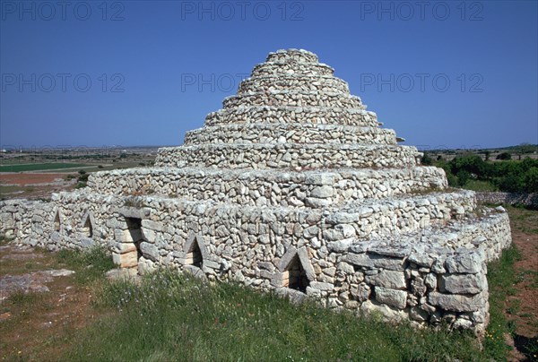 Megalithic structure near Ses Arentes. Artist: Unknown