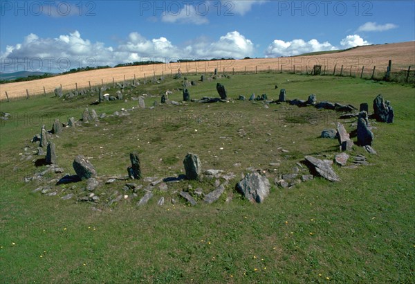 Braiid settlement site on the Isle of Man. Artist: Unknown