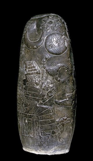 Kudurru (boundary stone) of Nazimatrut-Tash. Artist: Unknown