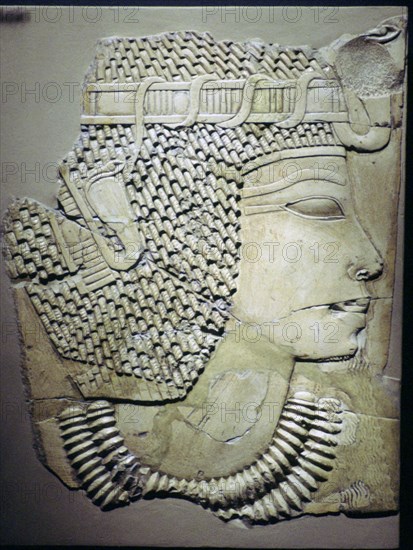 Egyptian relief of a pharaoh. Artist: Unknown