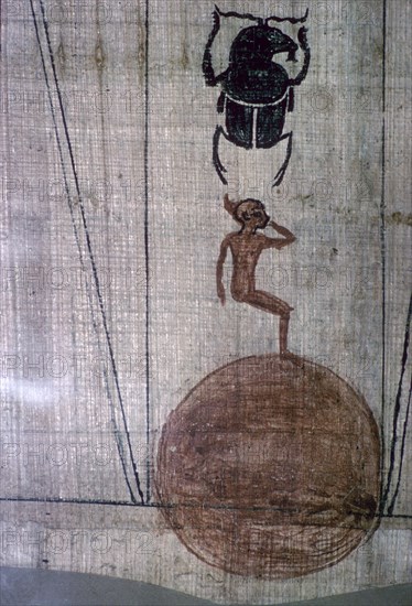 Detail of the papyrus of Queen Nejmet. Artist: Unknown