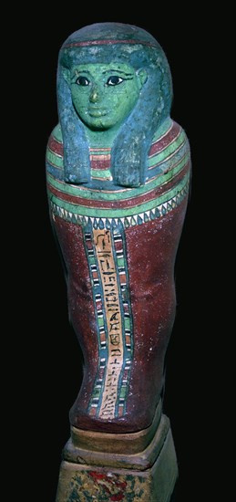 Egyptian Shabti figure. Artist: Unknown