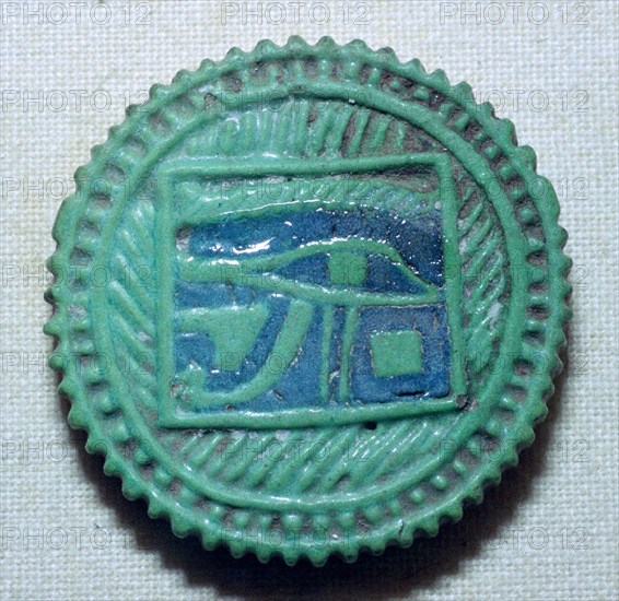 Egyptian faience amulet. Artist: Unknown