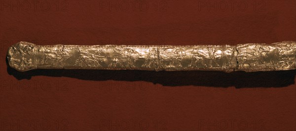 Scythian gold scabbard from Russia, 5th century. Artist: Unknown