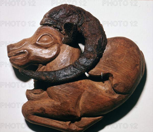 Scythian wooden harness-ornament, 5th century BC. Artist: Unknown