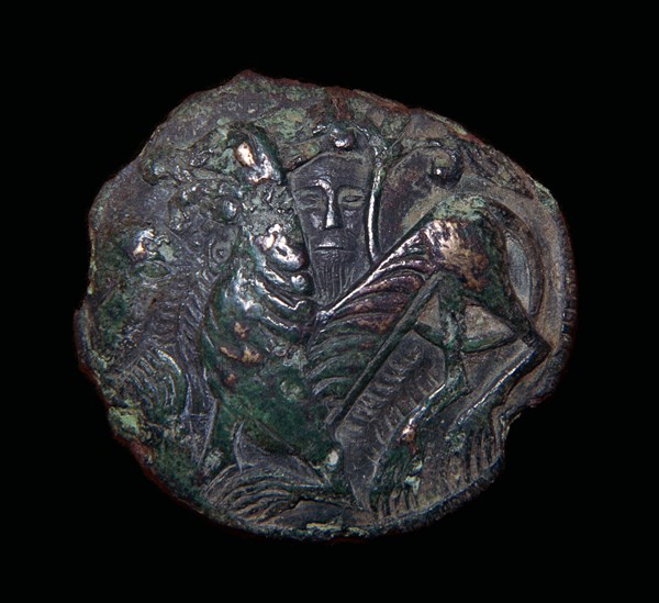Viking metalwork from a hoard on the Isle of Man. Artist: Unknown