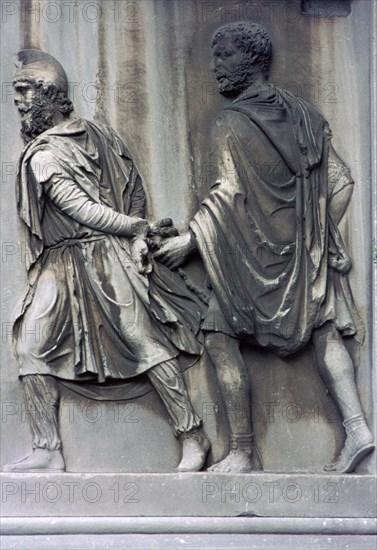 Detail of the Arch of Constantine, 4th century Artist: Unknown