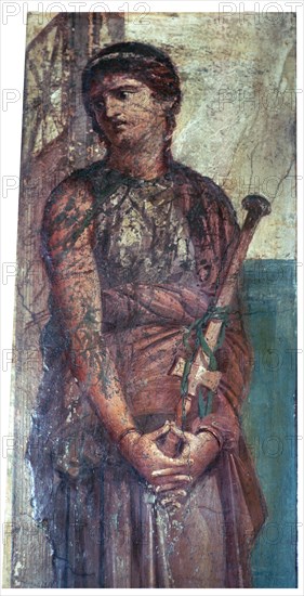 Roman wall-painting of Medea, 1st century BC. Creator: Unknown.