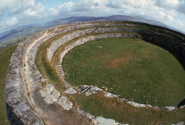 Grianan of Aileach Hillfort, 6th-7th century. Artist: Unknown