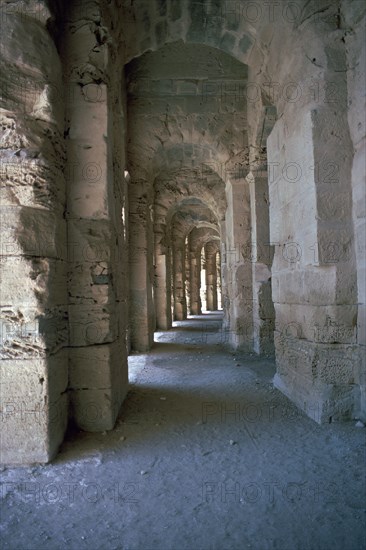 Roman amphitheatre in El Djem, 3rd century. Artist: Unknown