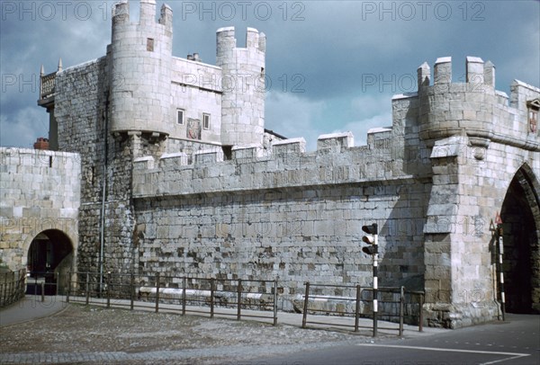 Walmgate Bar in York, 12th century. Artist: Unknown