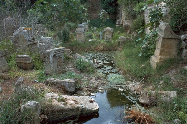 Sanctuary of  the gods Tanit and Baal Hammon in Carthage. Artist: Unknown