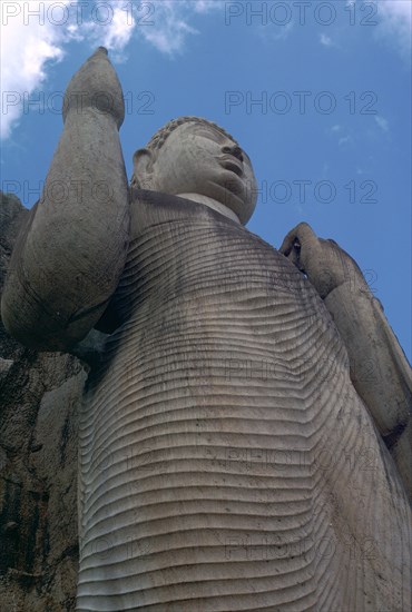 Awkana Buddha, a colossal statue. Artist: Unknown