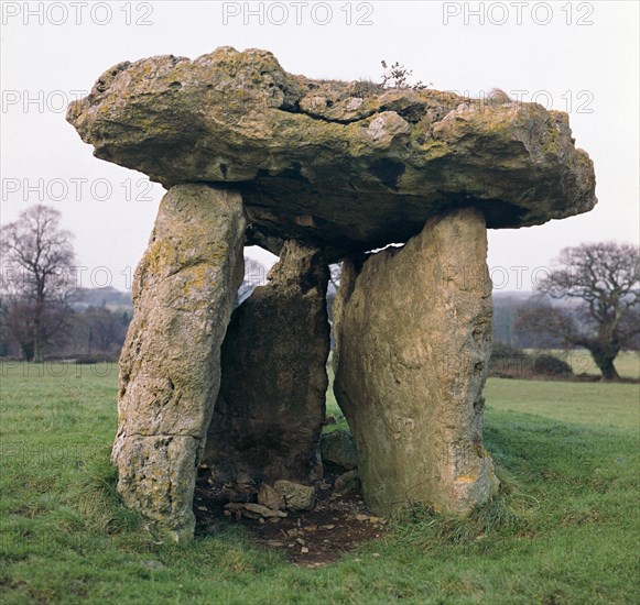 St Lythan's burial chamber. Artist: Unknown