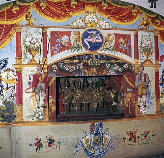 Sicilian marionette theatre. Artist: Unknown