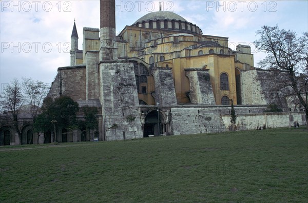 Mosque of St Sophia in Istanbul, 6th century. Artist: Unknown