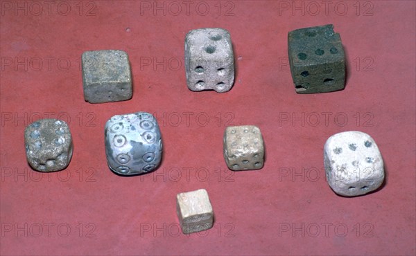 Egyptian dice. Artist: Unknown