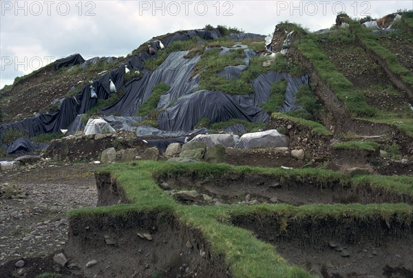 Excavation of a burial mound in County Meath, 33rd century BC. Artist: Unknown