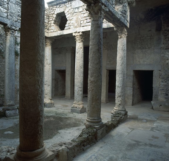 Roman house built below ground level, 2nd century BC. Artist: Unknown