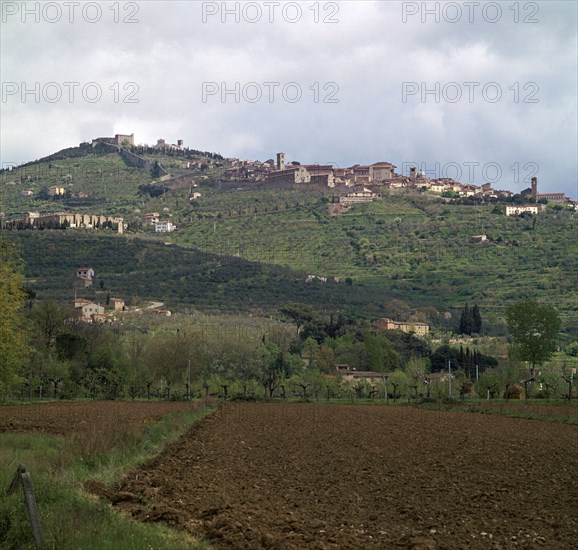 Cortona, a hill town in central Italy. Artist: Unknown