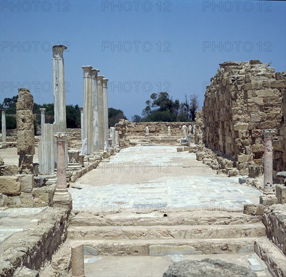 The Greek Gymnasium in Salamis. Artist: Unknown