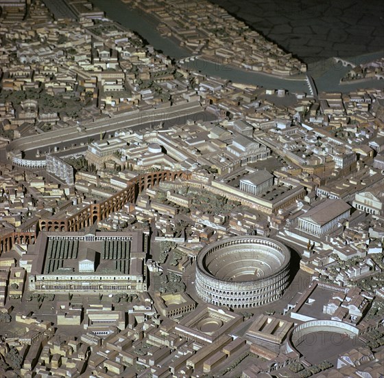 Model of Imperial-period Rome, 2nd century. Artist: Unknown