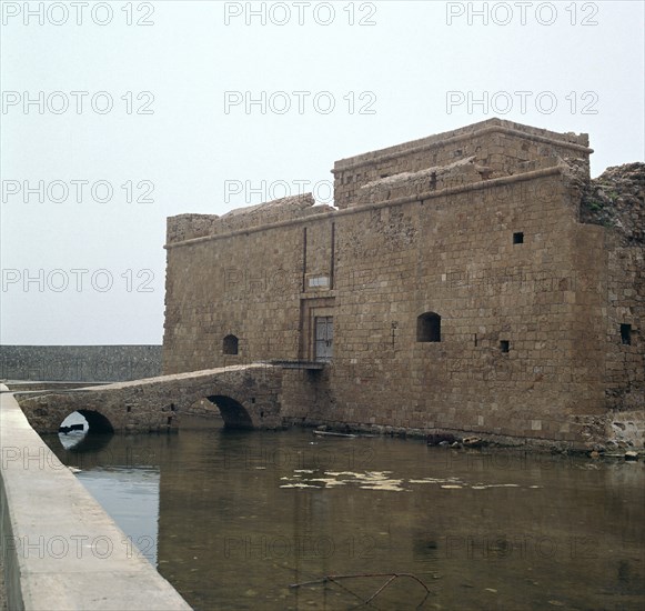 The Turkish fort at Paphos, 16th century. Artist: Unknown