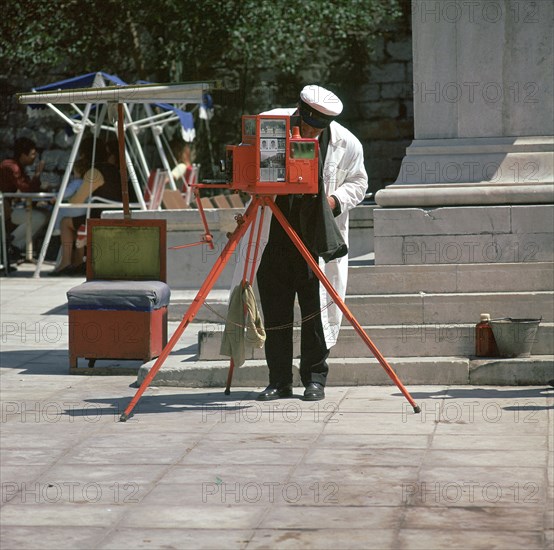 Street scene in Athens. Artist: Unknown