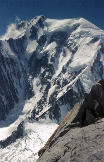 Italian face of Mont Blanc. Artist: Unknown