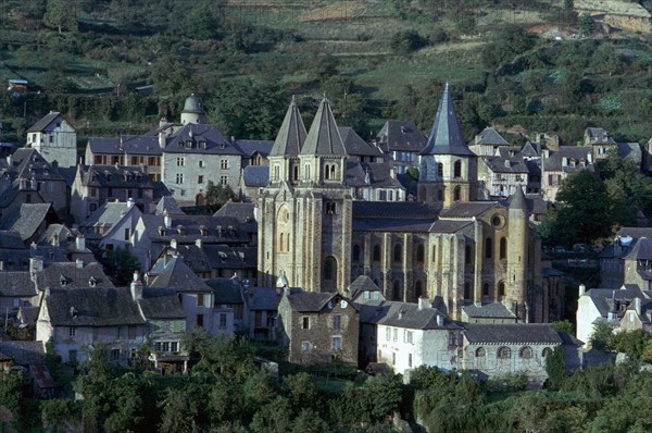 Sainte Foy church in Conques, 12th century. Artist: Unknown