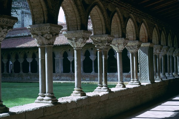 Cloister in the Abbey of Mossaic, 11th century. Artist: Unknown