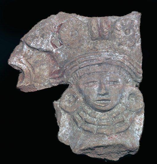 Aztec terracotta figure. Artist: Unknown