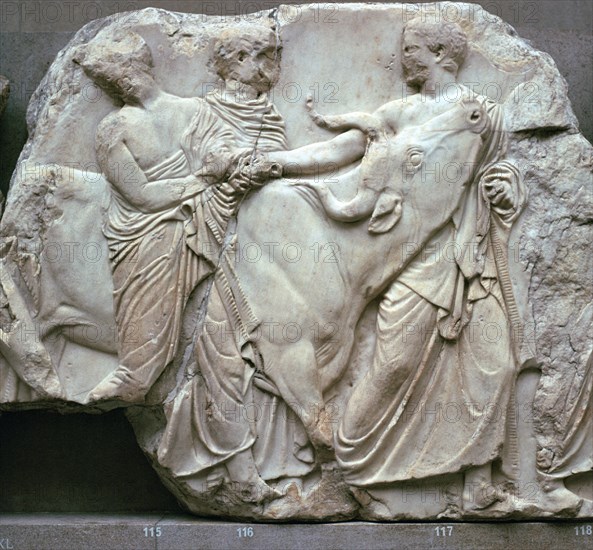 Detail of the Elgin Marbles, 5th century BC. Artist: Phidias