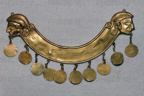 Gold pectoral from the Aegina treasure, 17th century BC. Artist: Unknown