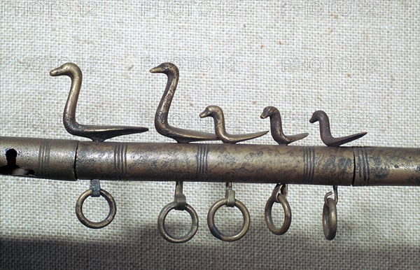 Celtic flesh hook, 6th century. Artist: Unknown