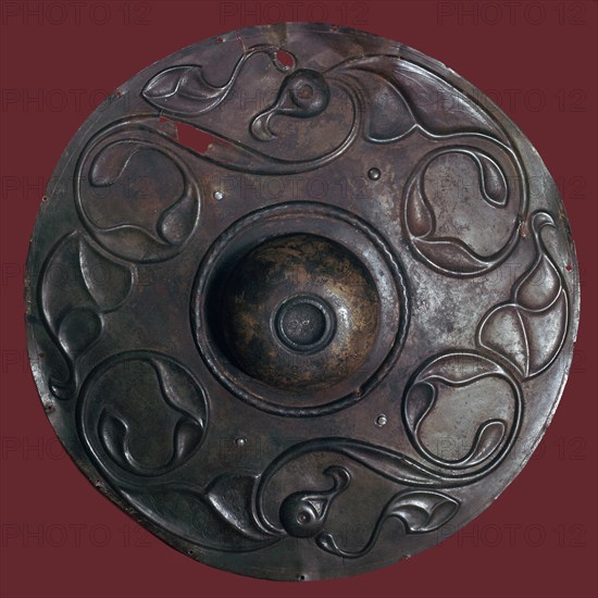 Celtic bronze shield boss, 2nd century BC. Artist: Unknown