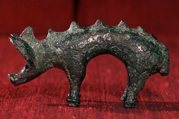 Celtic bronze boar, Hounslow, Middlesex, England, 1st century BC- 1st century AD. Artist: Unknown