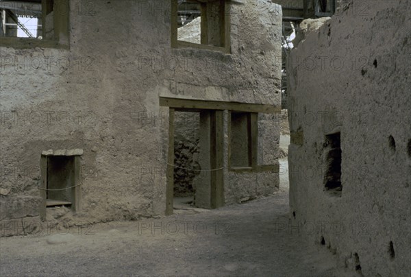 House in the Minoan town at Akrotiri, 15th century BC. Artist: Unknown