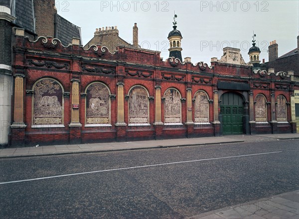 Facade of 19th century dairy. Artist: Unknown