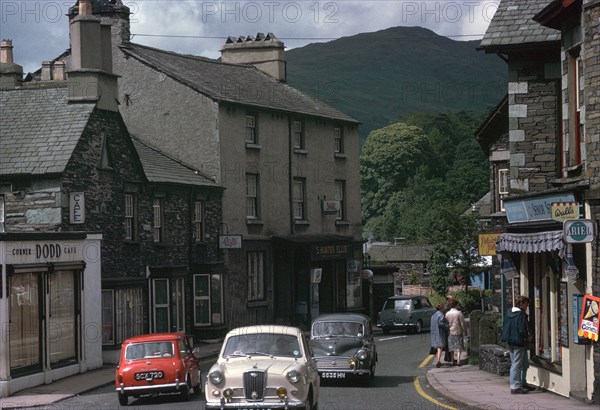 Main street in Ambleside, looking north.