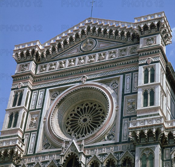 West front of the Basilica di Santa Maria del Fiore, 15th century. Artist: Unknown