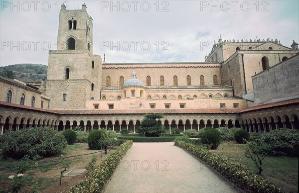 Monreale cathedral in Sicily, 12th century. Artist: Unknown