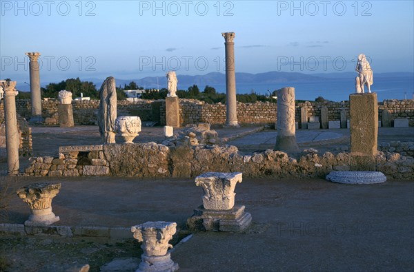 View of the bay of Tunis, 9th century BC. Artist: Unknown