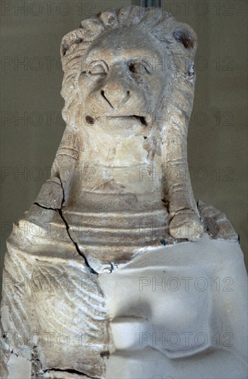 Punic lion-headed God. Artist: Unknown