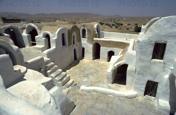 Ghorfas at Ksar Hadada.