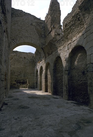 Baths in the Roman city of Bulla Regia, 2nd century BC. Artist: Unknown