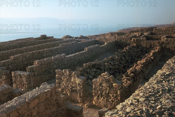 Storerooms in Masada, 1st century BC. Artist: Unknown