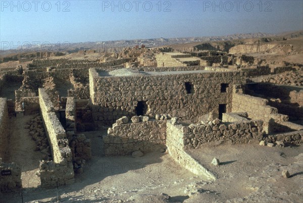Storerooms in Masada, 1st century. Artist: Unknown